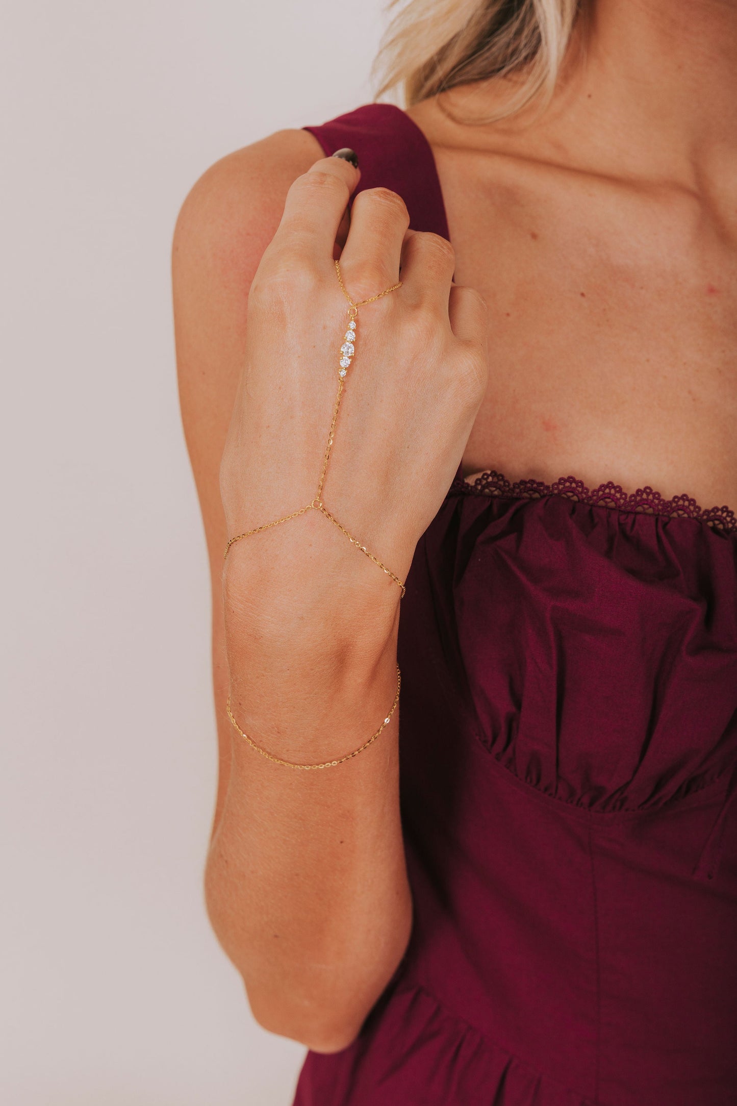 Captivated Hand Chain - 925 Sterling Silver
