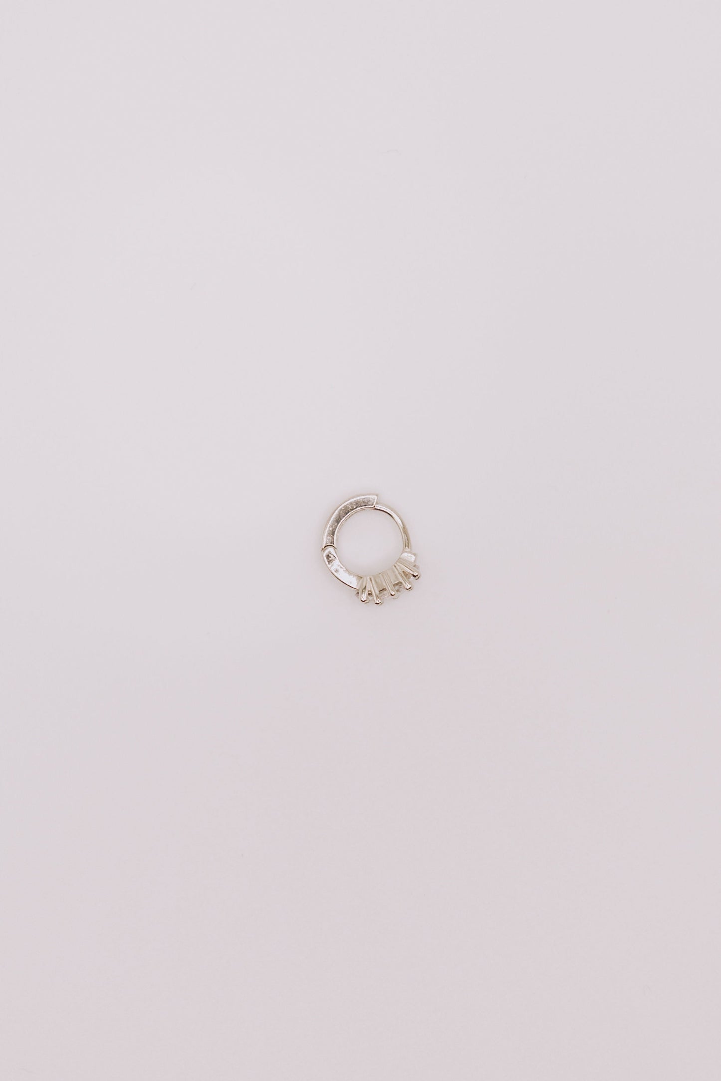 Dainty Glimmer Hoop Earring