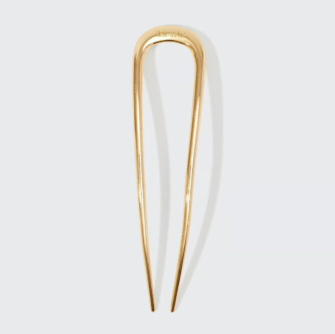 KITSCH - Metal Enamel French Hair Pin - Gold