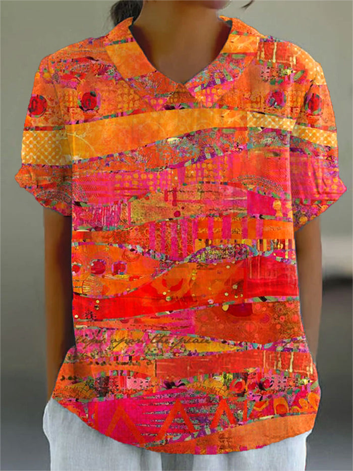 Alma | Abstract Print Shirt
