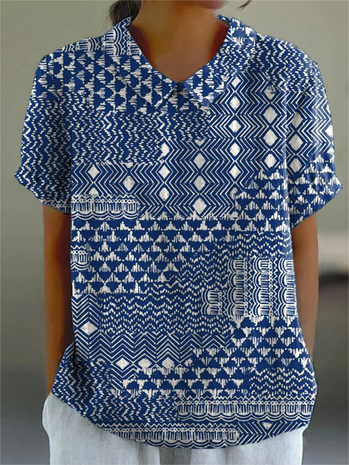 Amira | Tribal Print Shirt