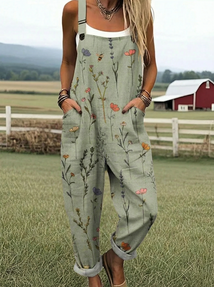 Brise™ | Comfortable garden jumpsuit with print