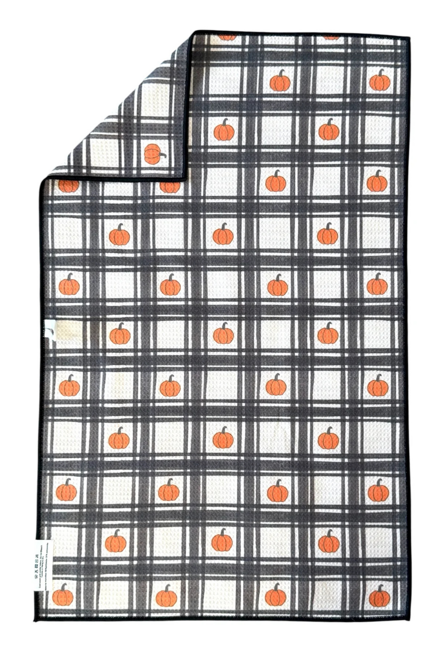 CRAE.HOME - Grid of Gourds: Double-Sided Hand Towel