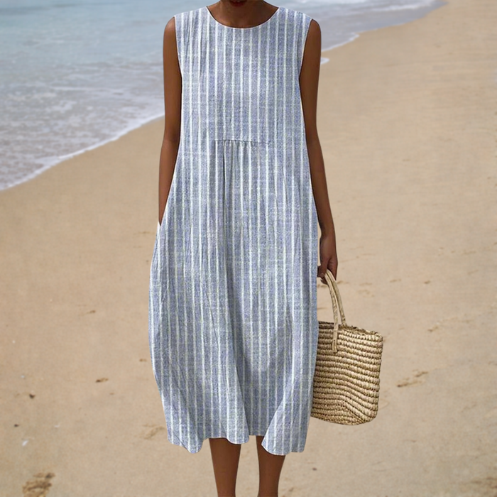 Lara | Striped Beach Dress