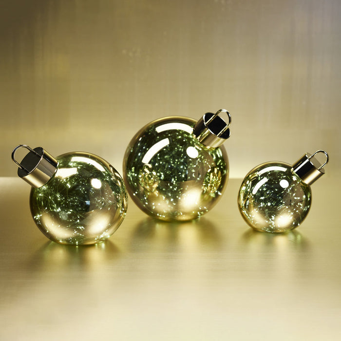 LED GOLD GLASS OVERSIZED 7.75"