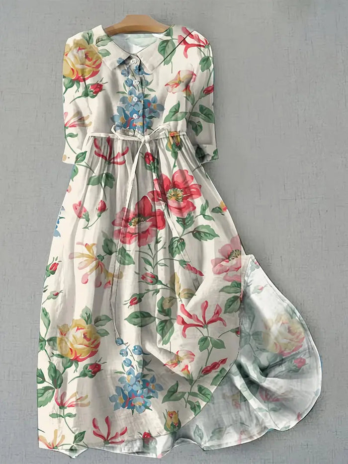 Livia - Elegant Floral Dress