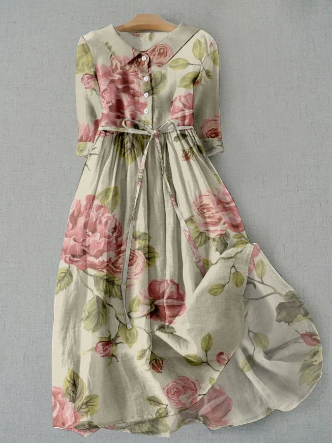 Marley - Adjustable Vintage Floral Dress