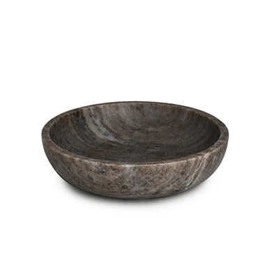 MED BROWN GALAXY MARBLE BOWL 8"