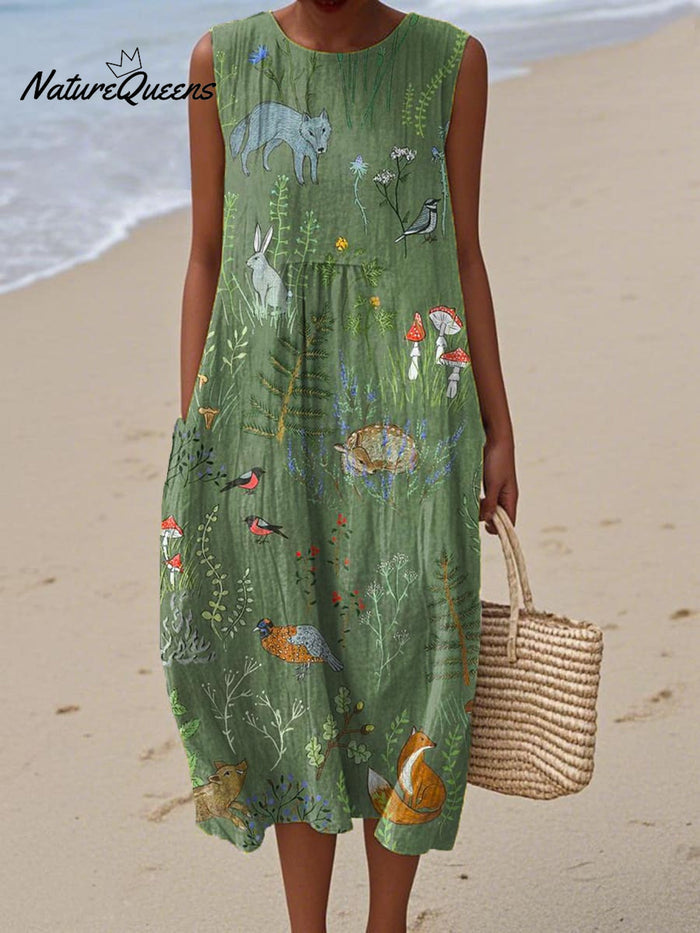 Ninthe - Dress with Forest Animals