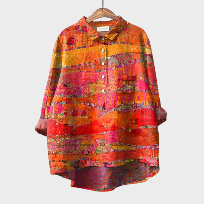 Philomène | Vibrant Artistic Blouse