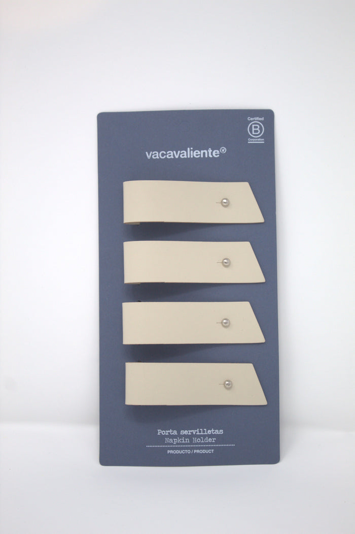 RUCA INDIVIDUAL NAPKIN HOLDER (X4) SANDSHELL