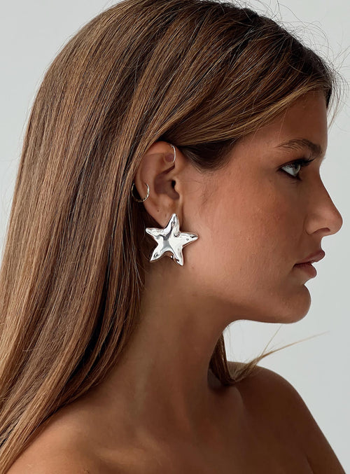 Pretty Lady Earrings Silver