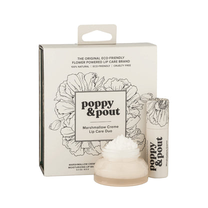 POPPY & POUT - Lip Care Duo - Marshmallow Creme
