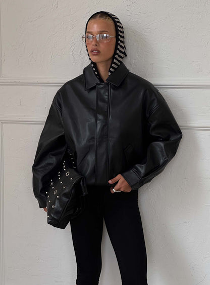 Kenny Bomber Jet Black