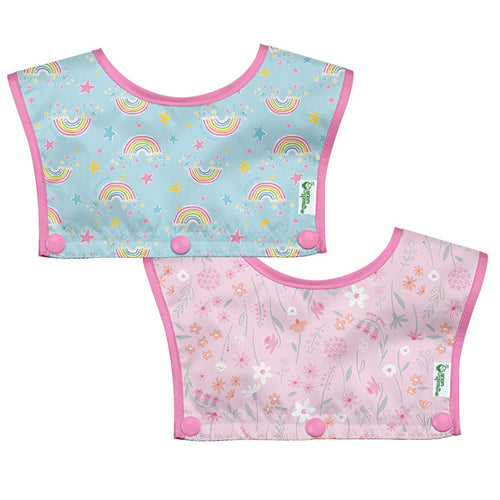 Waterproof Tops for Snap + Go® Silicone Food-catcher Bib (2 pack)