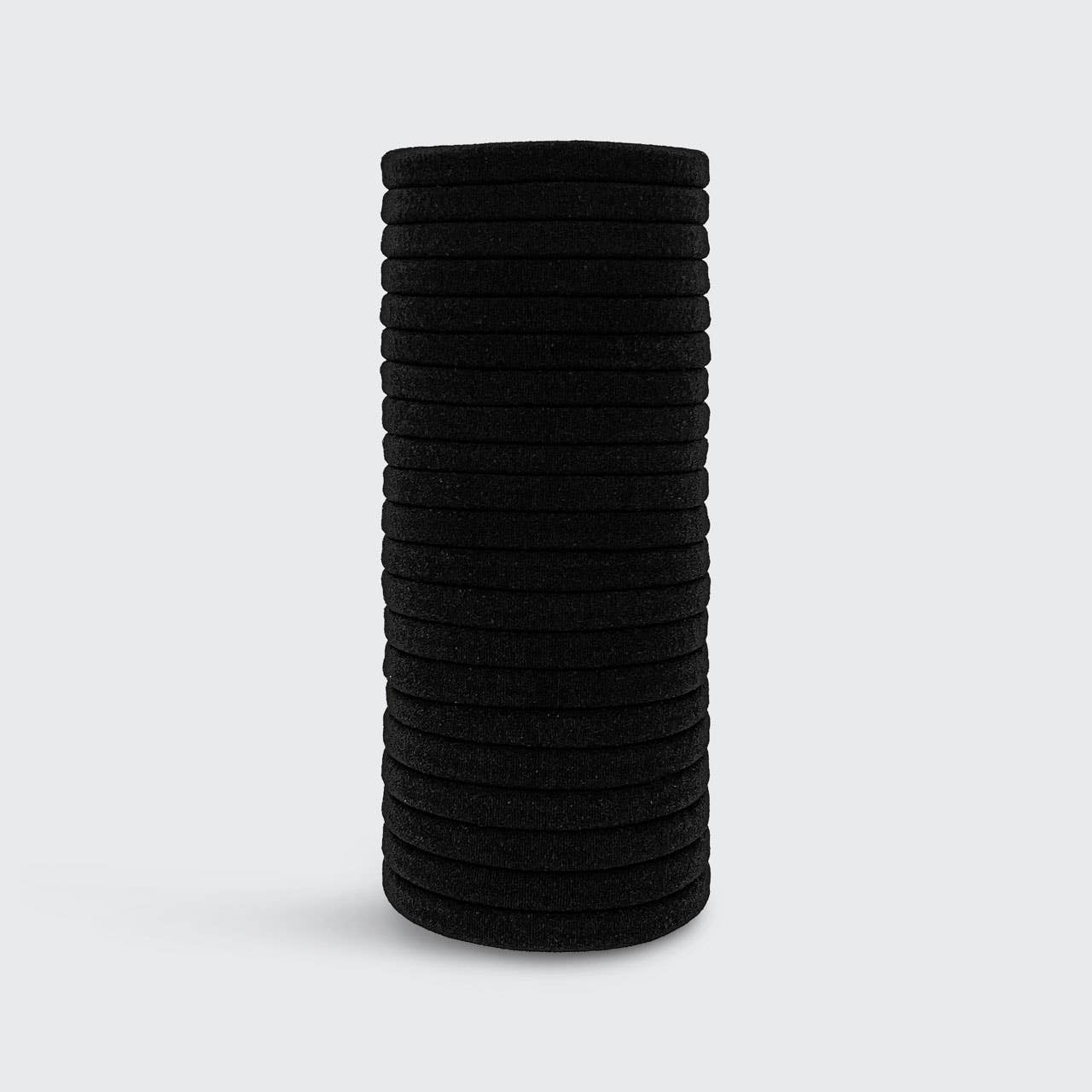 KITSCH - Elastic Hair Ties 20 Pack - Black