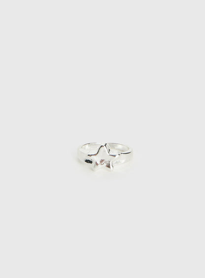 Marcelline Star Ring Silver