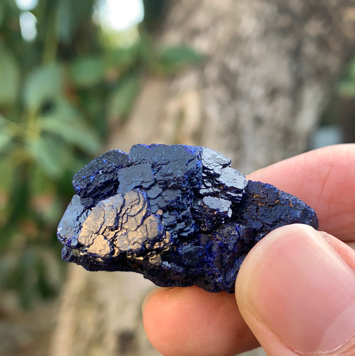 29.9g 4x2.5x2cm Rare Crystalized Azurite from Laos