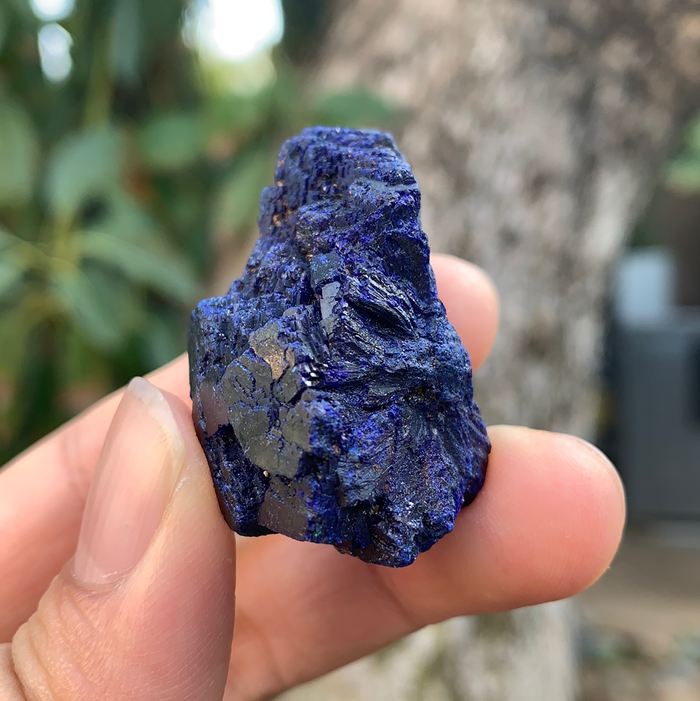 29.9g 4x2.5x2cm Rare Crystalized Azurite from Laos