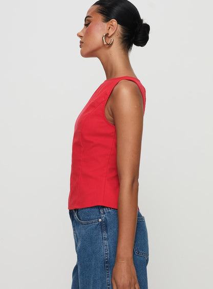 Lilitina Top Red