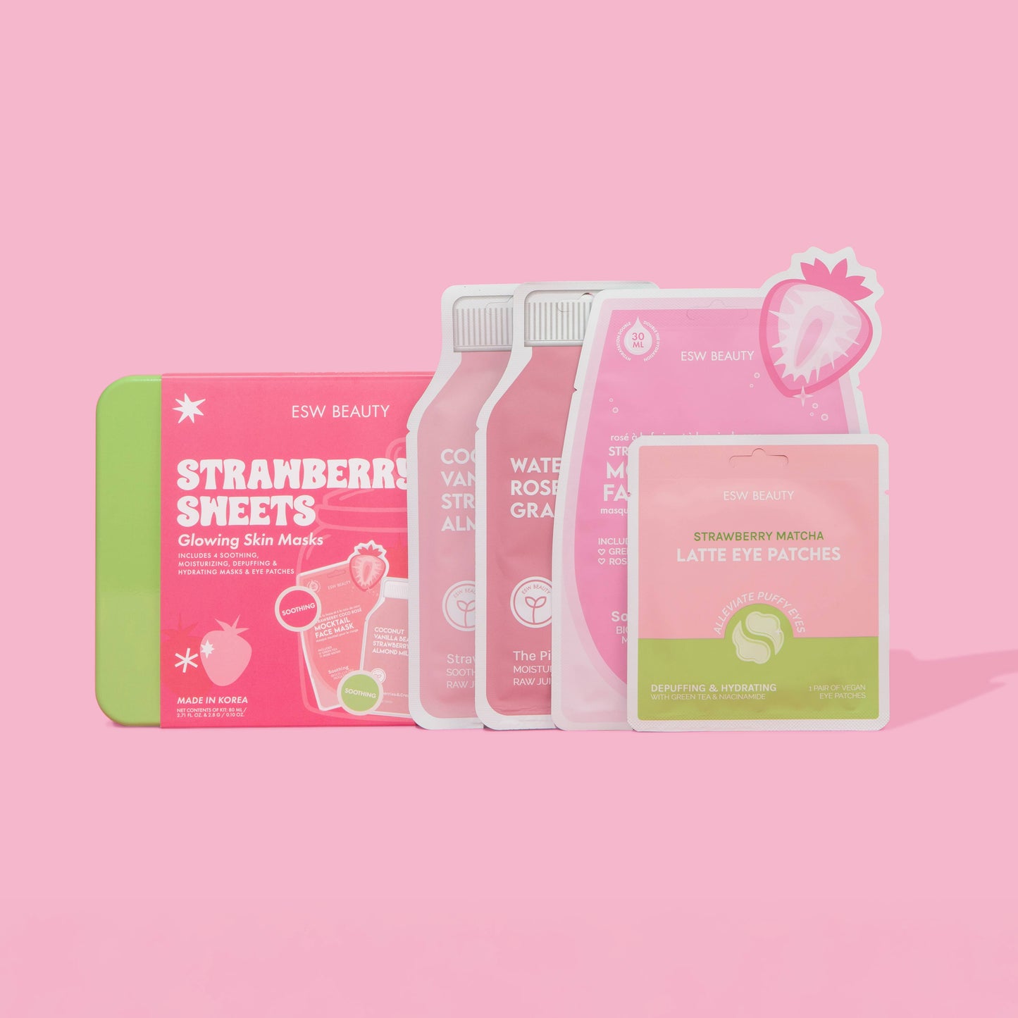 ESW BEAUTY - Strawberry Sweets Skincare Treats Set