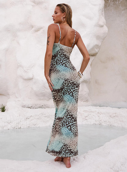 Mi Casa Maxi Dress Animal