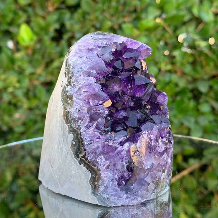 440g 6x7x9cm Purple Amethyst Geode from Uruguay