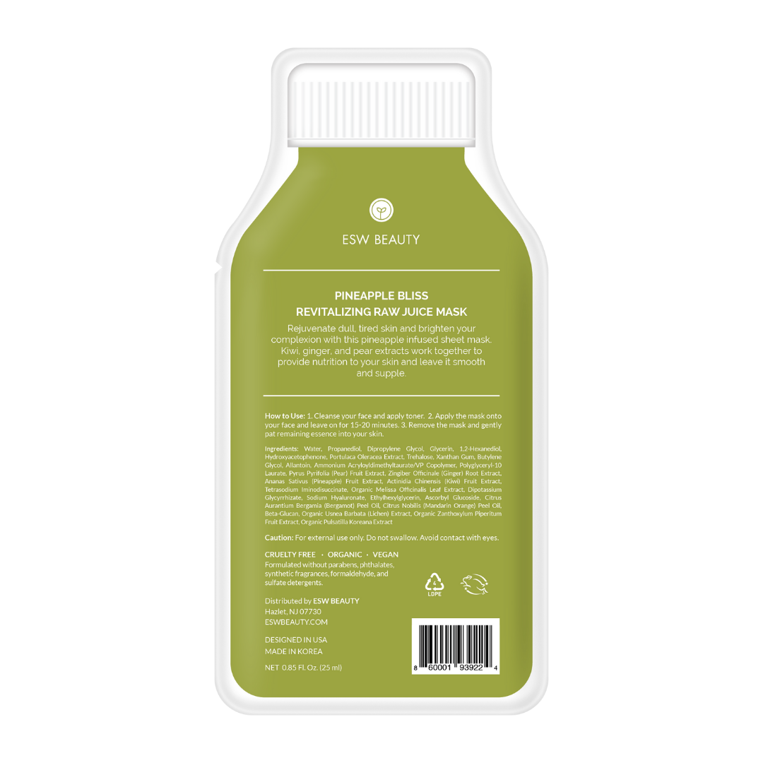 ESW BEAUTY - Pineapple Bliss Revitalizing Raw Juice Mask