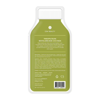 ESW BEAUTY - Pineapple Bliss Revitalizing Raw Juice Mask