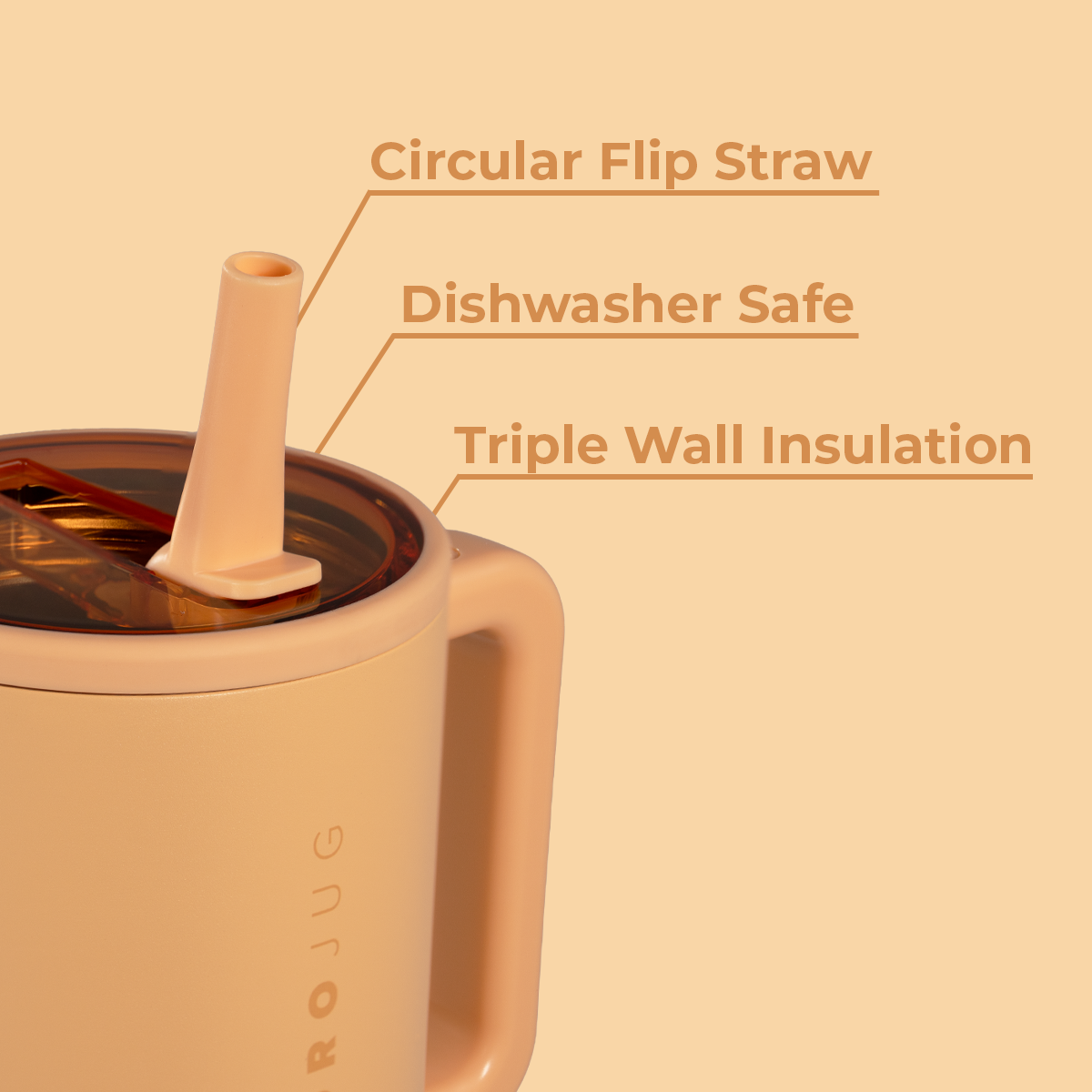 HYDROJUG - Traveler 32 oz - Marigold
