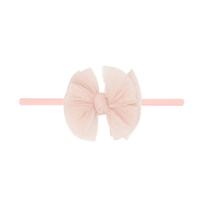 BABY BLING - Tulle Baby FAB® Skinny Soft Tulle Bow Headband