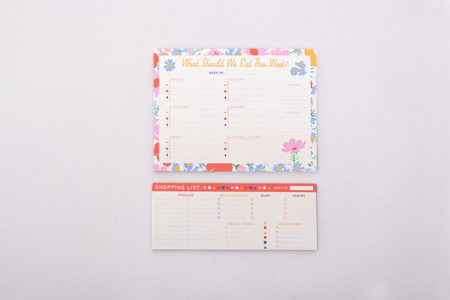 BANDO - Meal Planner and Shopping List Set