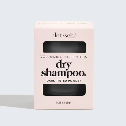 KITSCH - Volumizing Rice Protein Dry Shampoo - Dark Tinted Powder