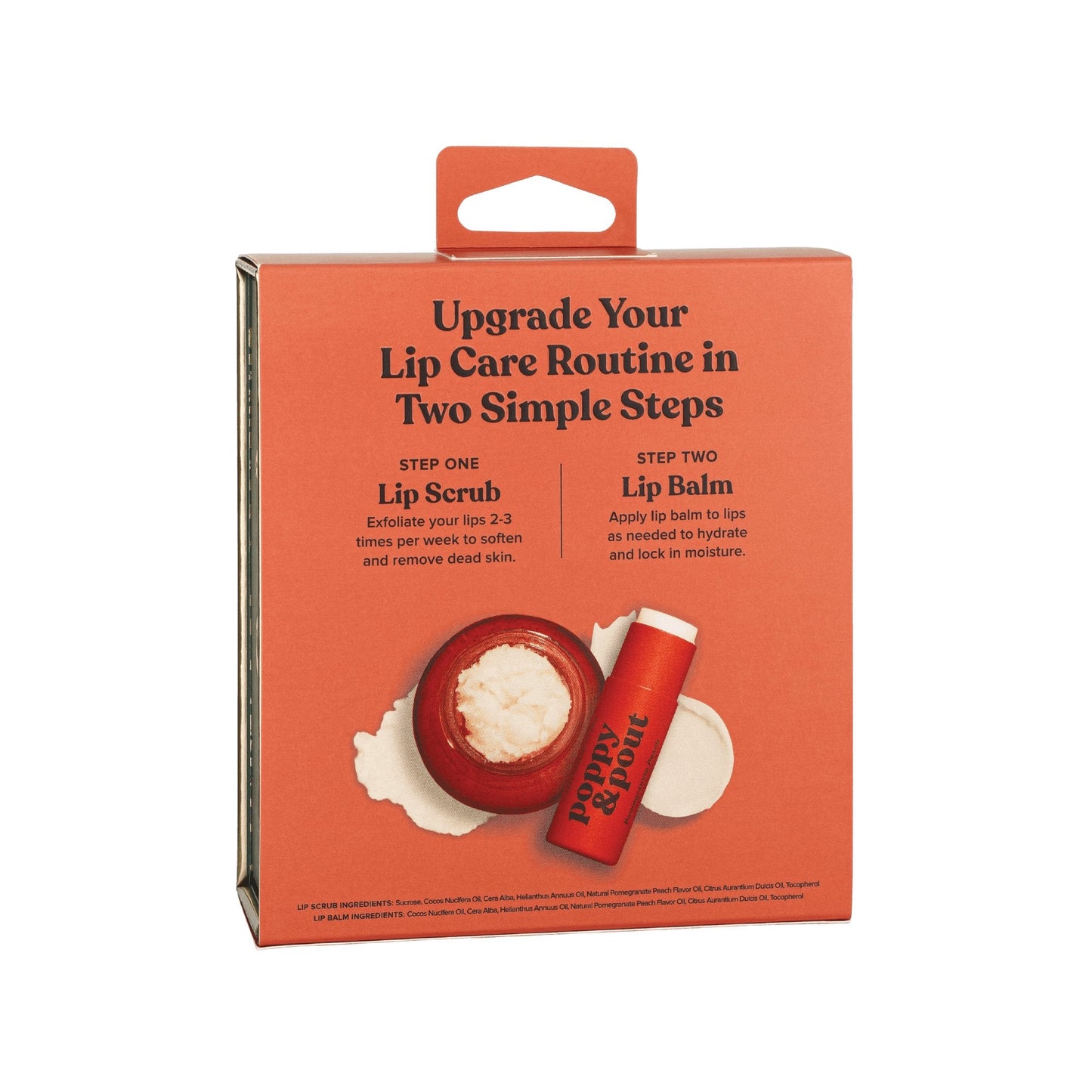 POPPY & POUT - Lip Care Duo - Pomegranate Peach