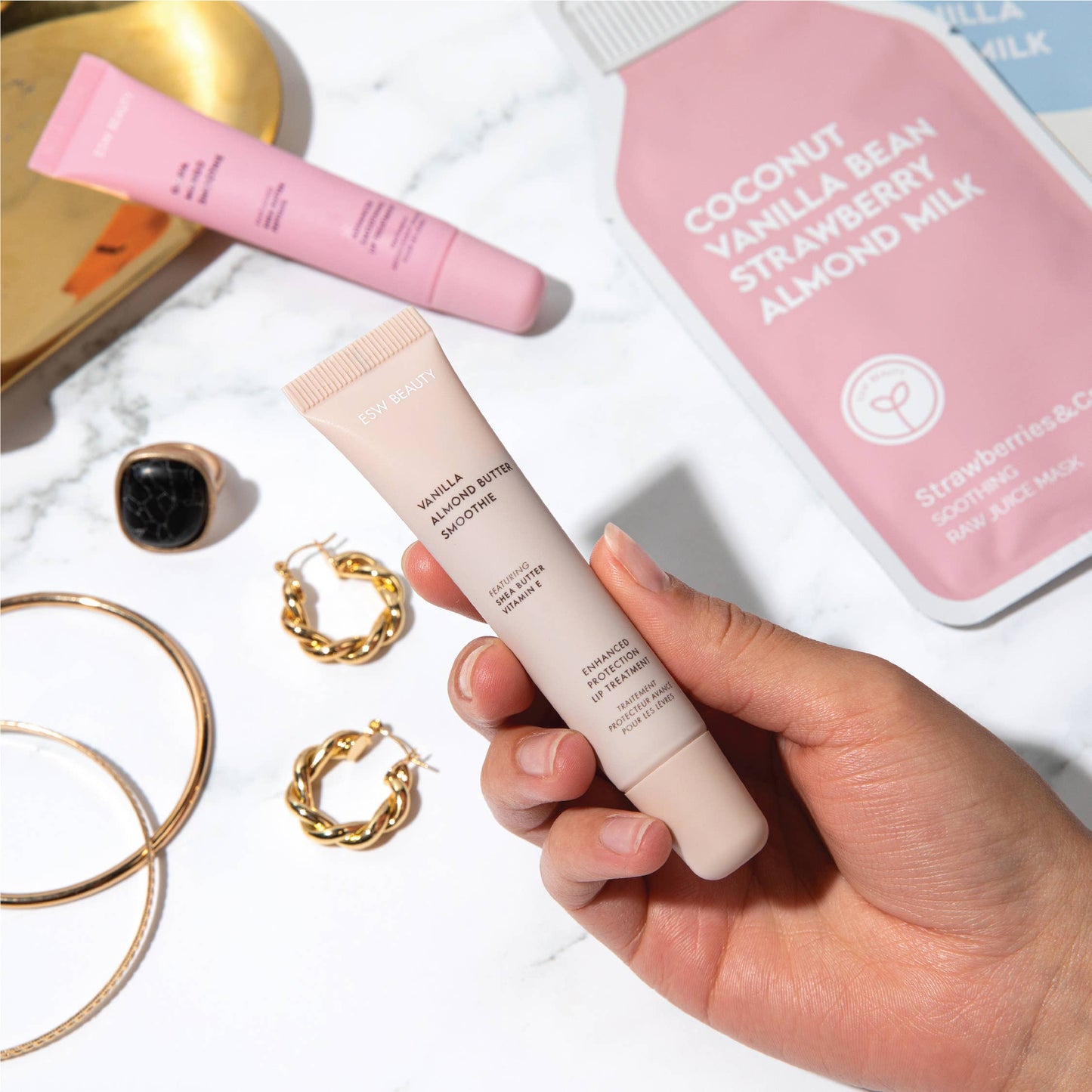 ESW BEAUTY - Vanilla Almond Butter Smoothie Protection Lip Treatment