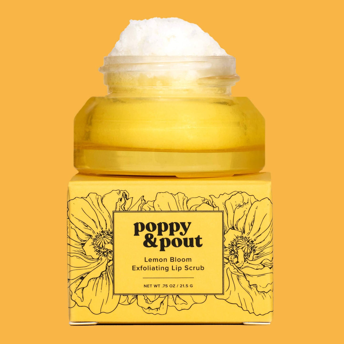 POPPY & POUT - Lip Scrub - Lemon Bloom