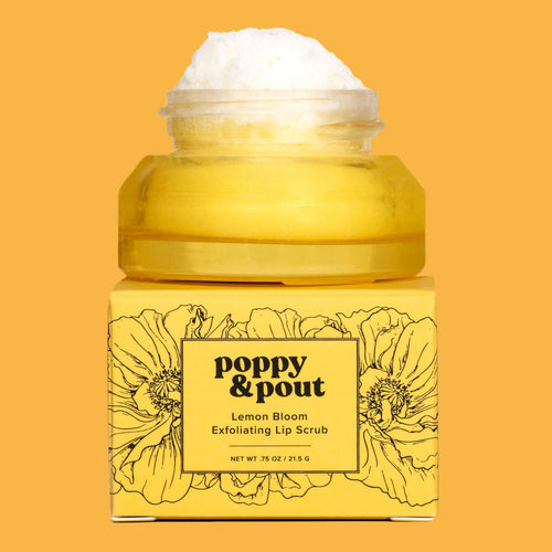 POPPY & POUT - Lip Scrub - Lemon Bloom