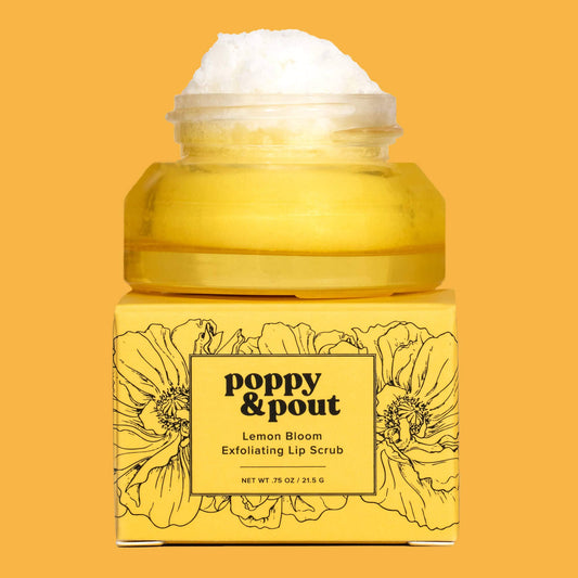 POPPY & POUT - Lip Scrub - Lemon Bloom