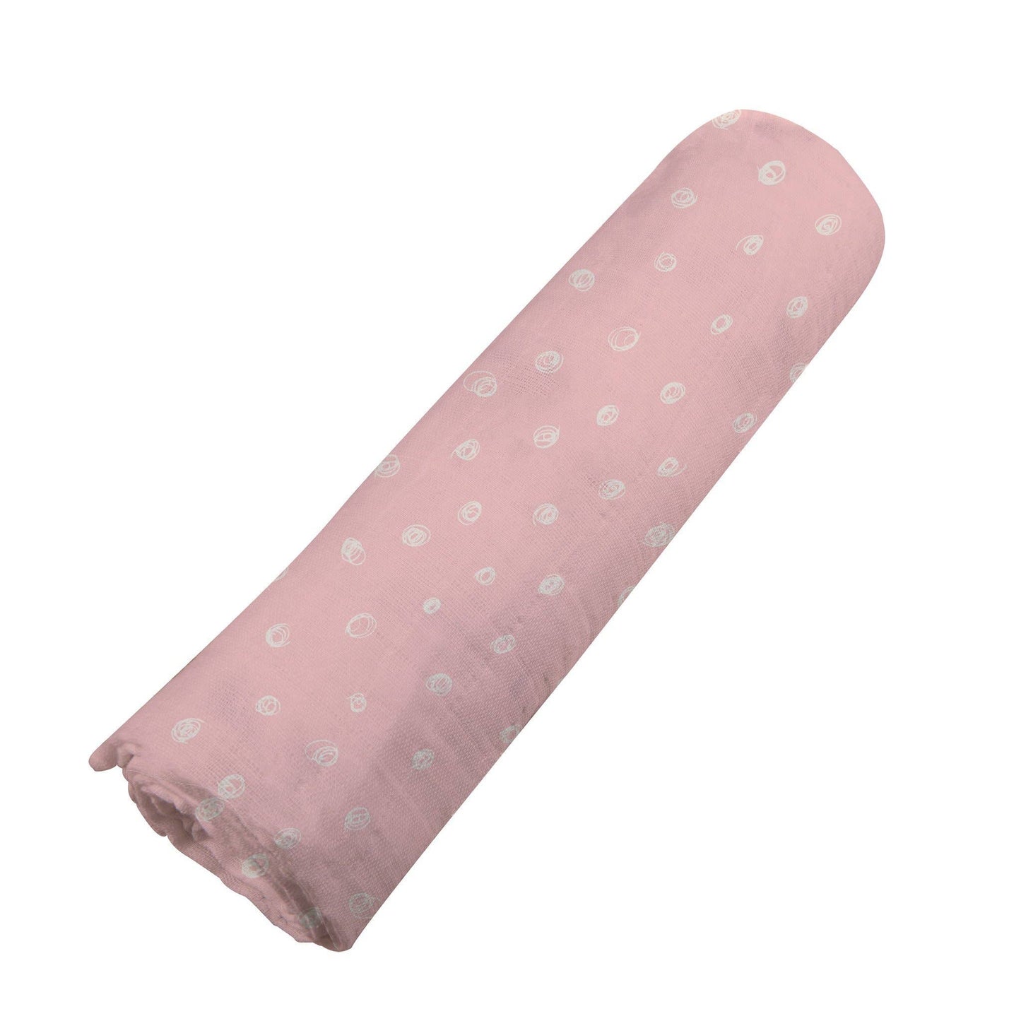 BABY - Pink Pearl Polka Dot Bamboo Swaddle