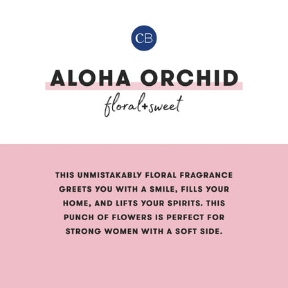 CAPRI BLUE - Aloha Orchid 8.5 oz Pattern Play Travel Tin