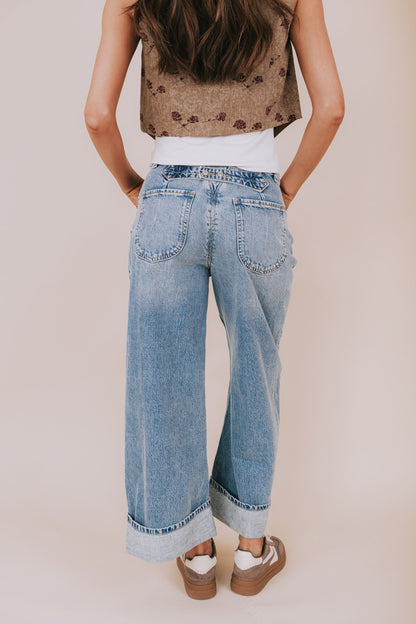 FREE PEOPLE - Alia Wide-Leg Jeans