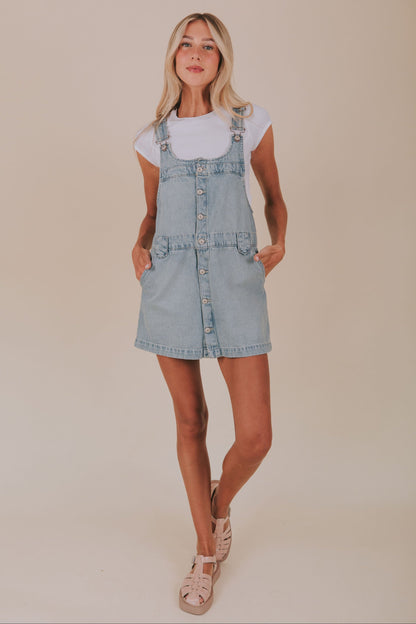 FREE PEOPLE - Edie Denim Skirtall