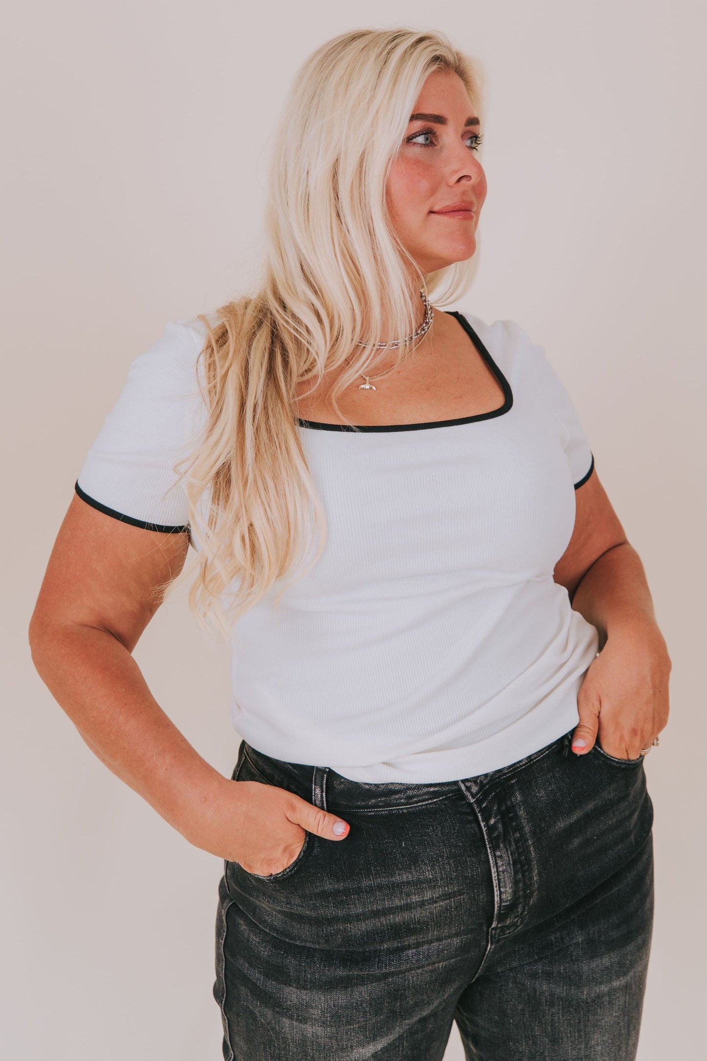 PLUS SIZE - Hard To Forget Top - 2 Colors!