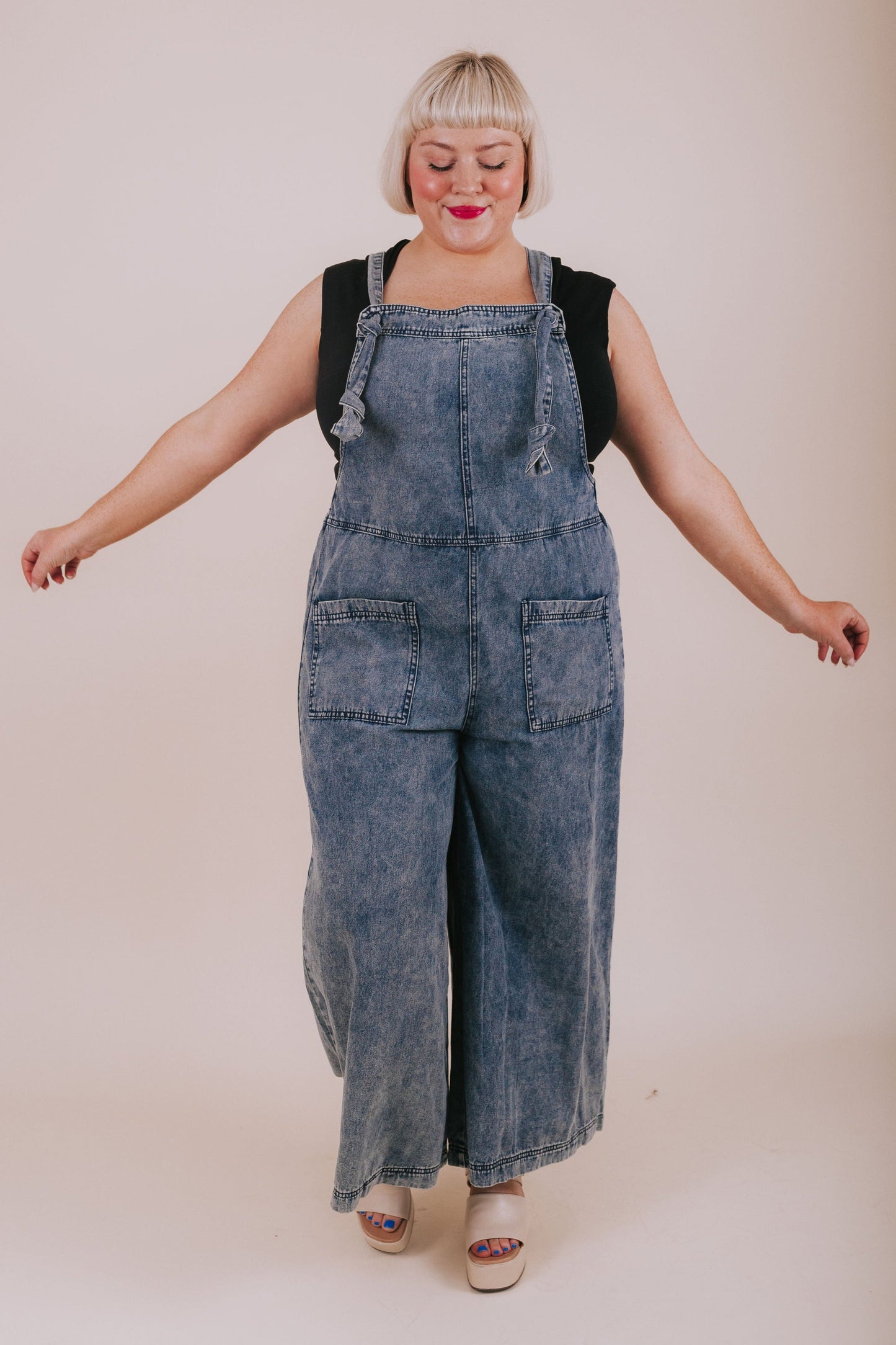 PLUS SIZE - Just Another Day Overalls