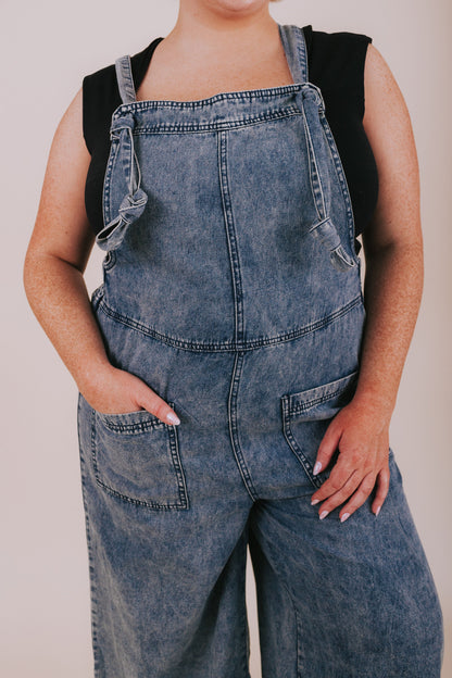 PLUS SIZE - Just Another Day Overalls
