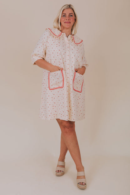 PLUS SIZE - Fresh Strawberries Dress
