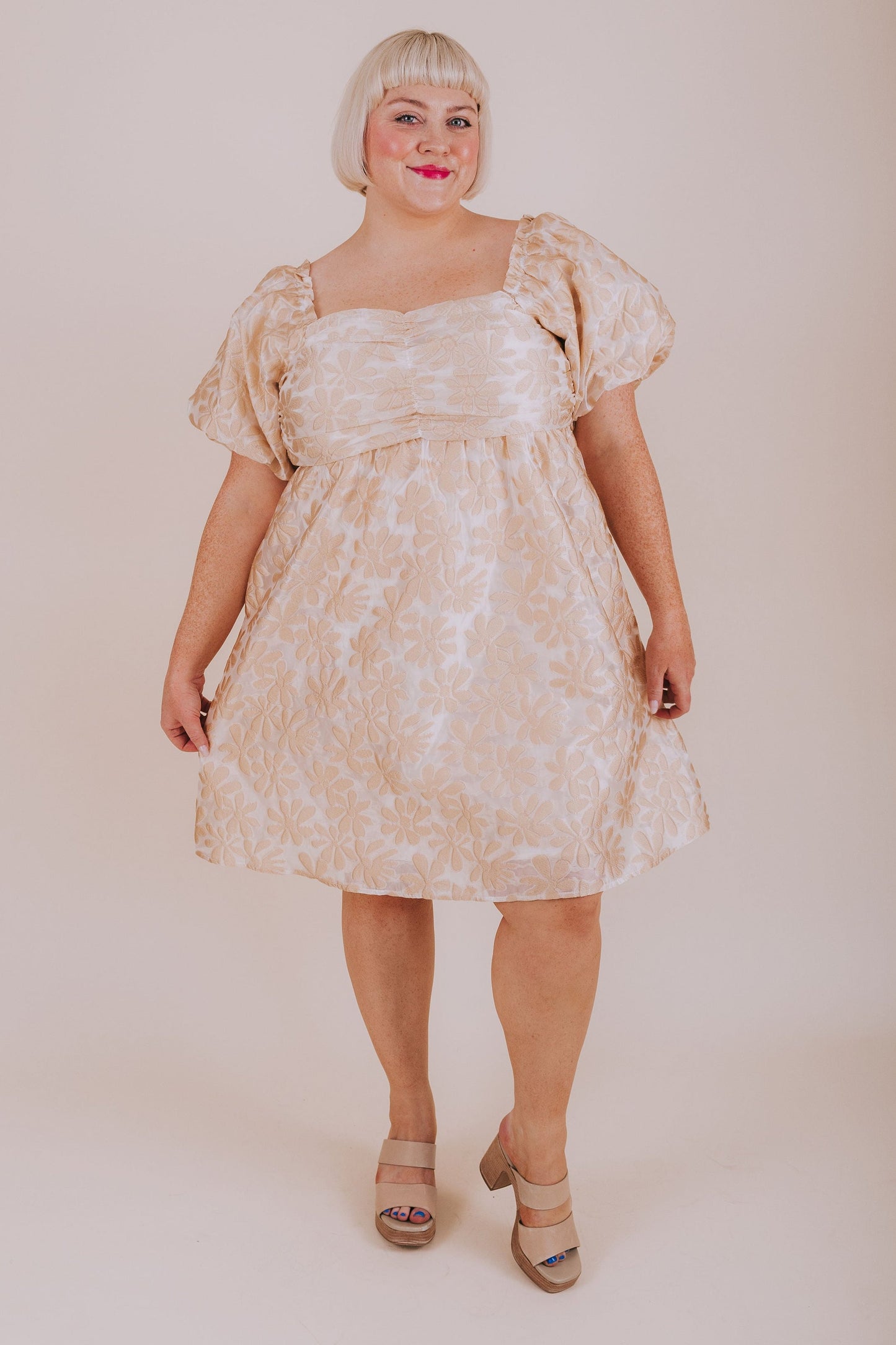 PLUS SIZE - Golden Sunrise Dress