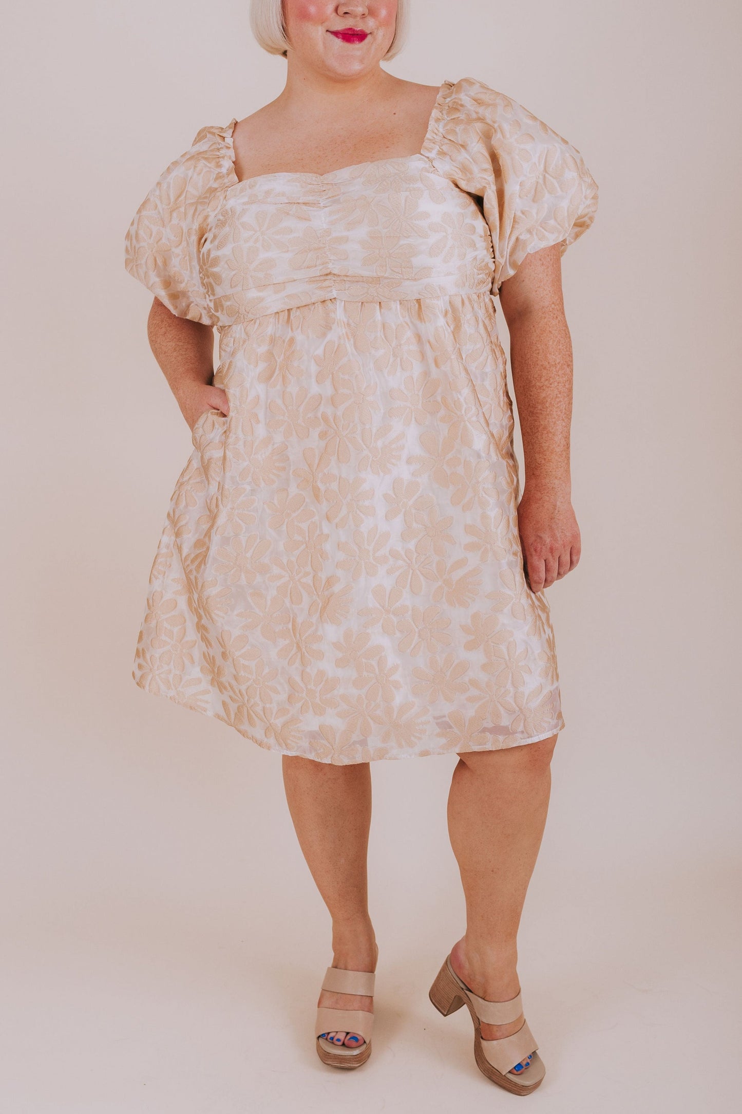 PLUS SIZE - Golden Sunrise Dress