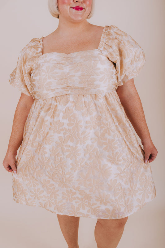 PLUS SIZE - Golden Sunrise Dress