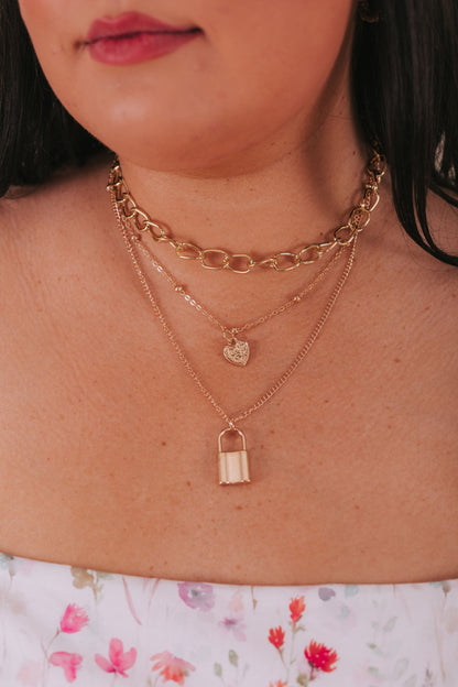 Lock Me Down Necklace